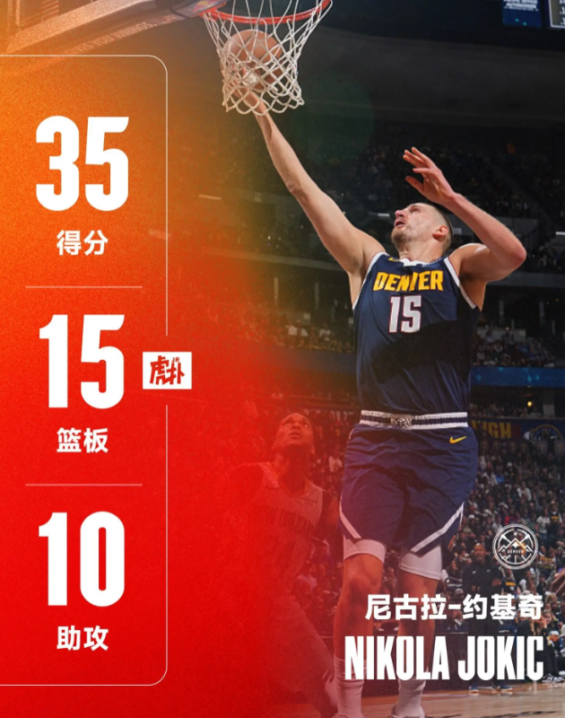 约基奇认真防守还是可以的，前三节完全目送，别人上篮他躲着，当时我都怀疑他是不是买