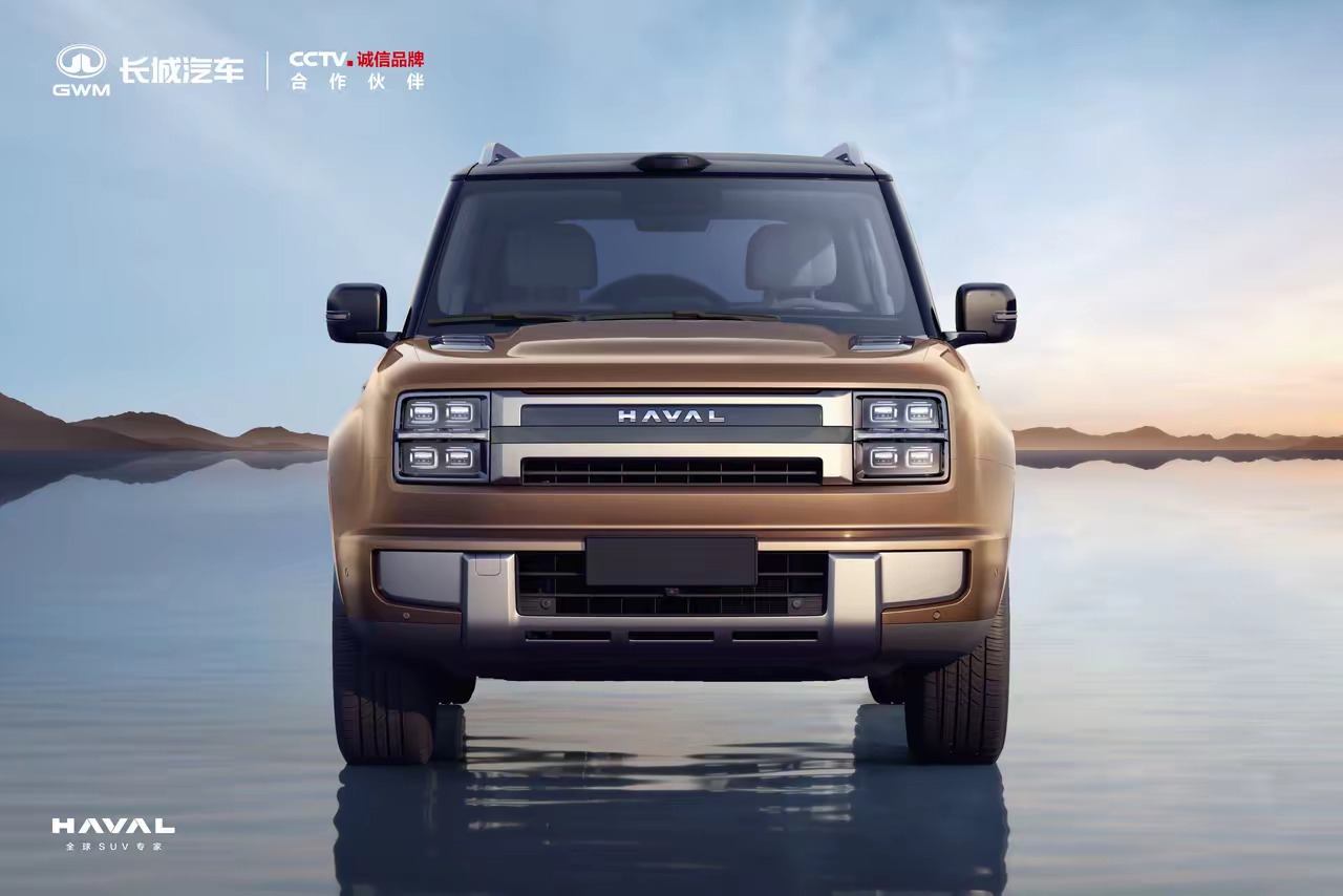 定位在哈佛h九之上哈佛的旗舰suv官途正式发布看着就是一股路虎卫的味道，据说这是