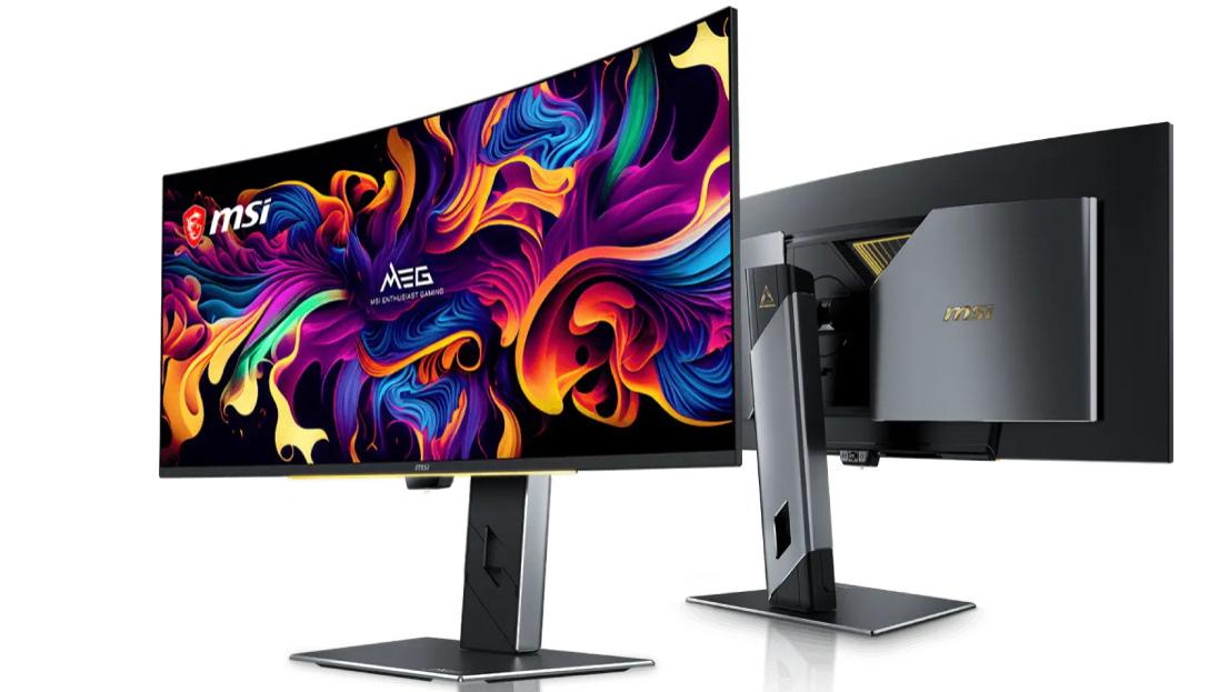 微星上架MEG X 超神显示器34英寸曲面带鱼屏，第五代AI QD-OLED，9599元