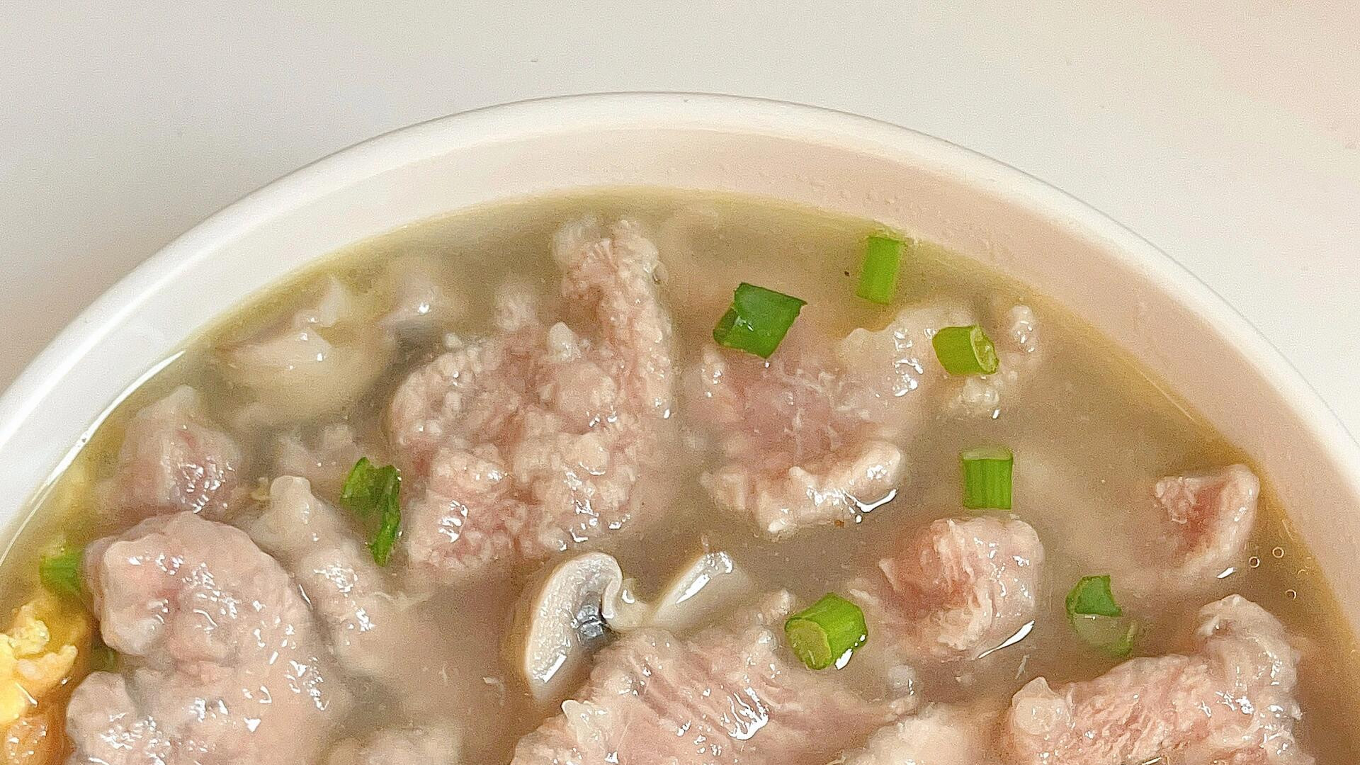 滑肉汤，儿子最爱的没有之一