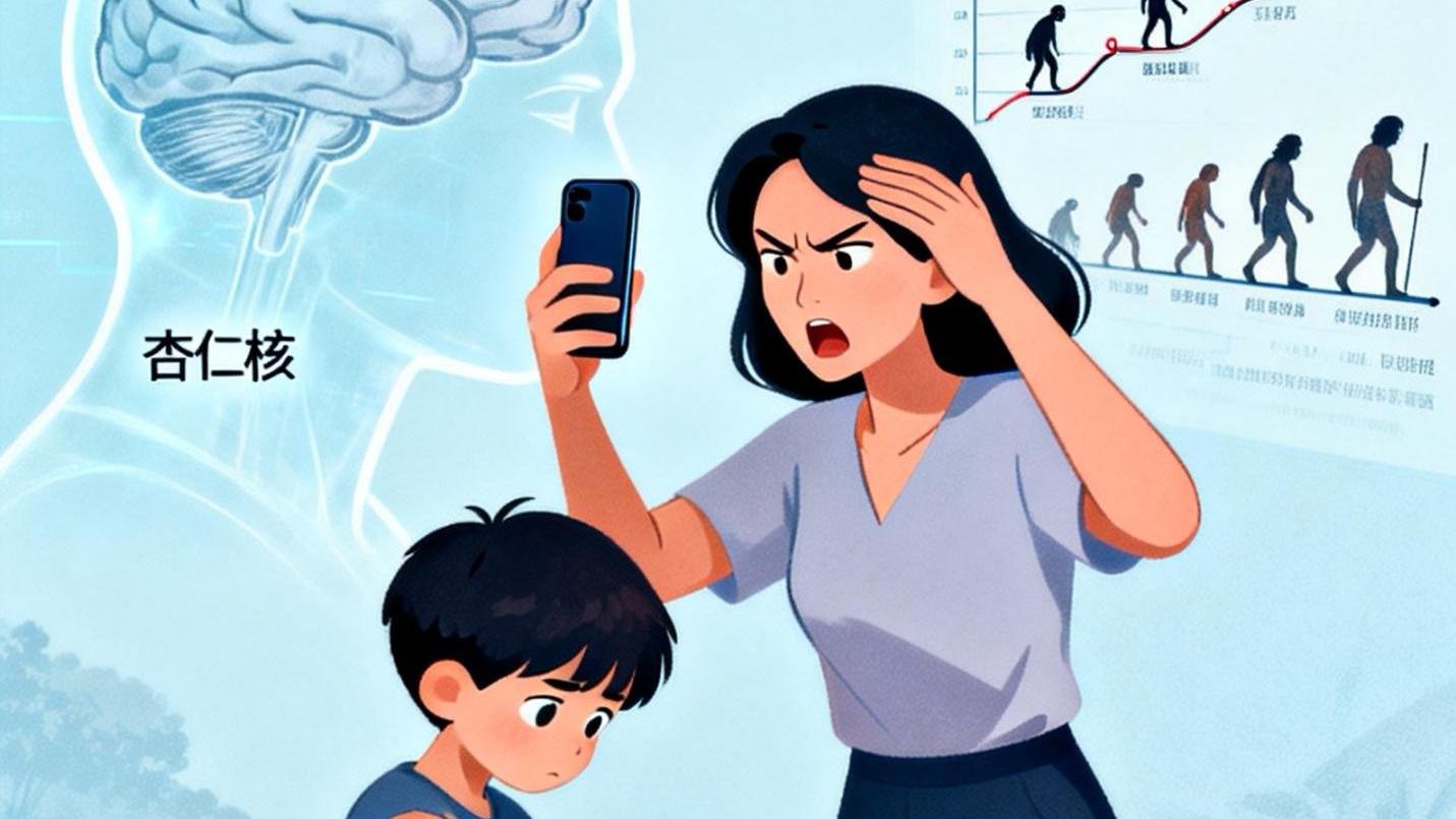 差点砸了孩子的手机后，我才明白：愤怒不是我的错，是进化留给我的“遗产”