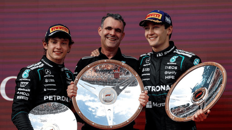 F1领奖台成IWC万国表秀场 梅赛德斯携超级队友铸新王朝