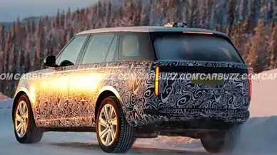 揽胜中期改款路测曝光，感觉不如大湾区揽胜啊
分享了一组抓拍的路测图，展示了正在欧