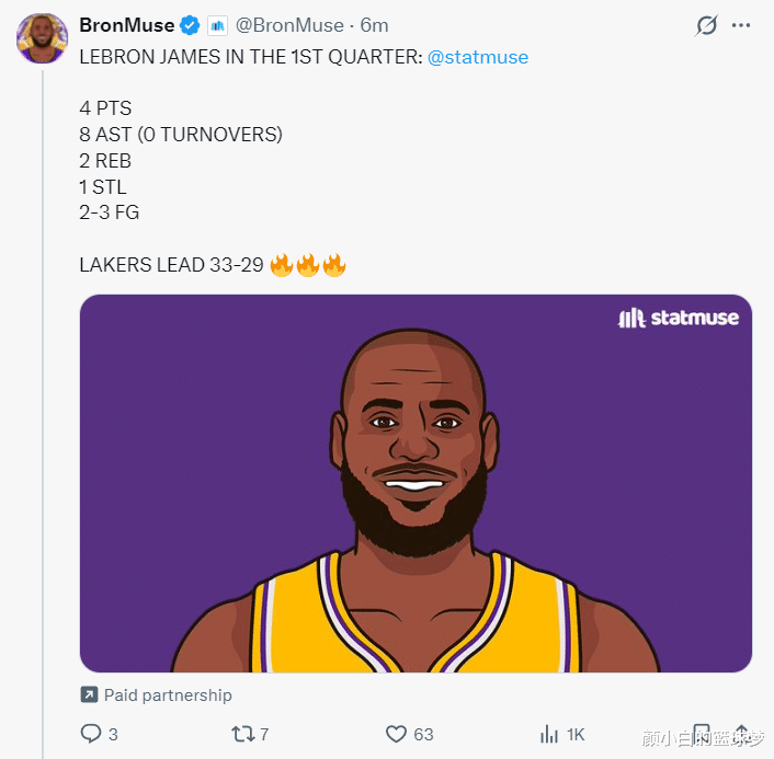 死亡之瞳感染全队！41岁勒布朗19+13+8创六纪录 经受住