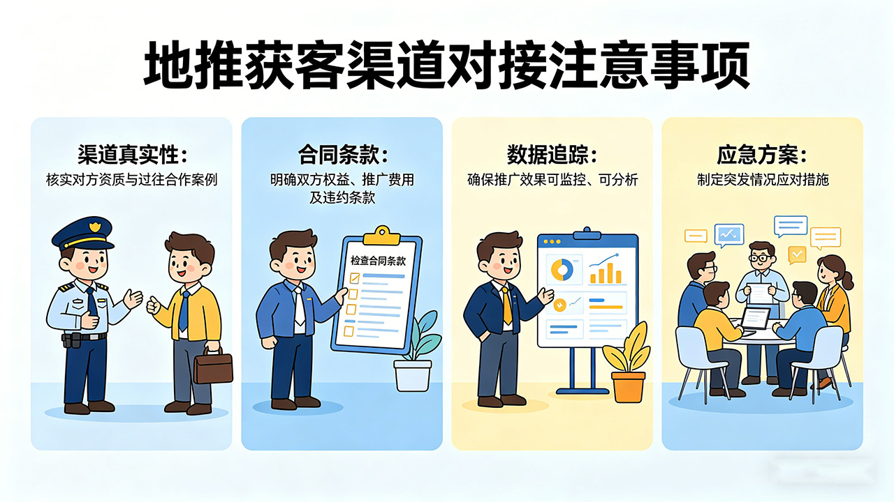 2026地推获客渠道对接时需要注意哪些问题?
