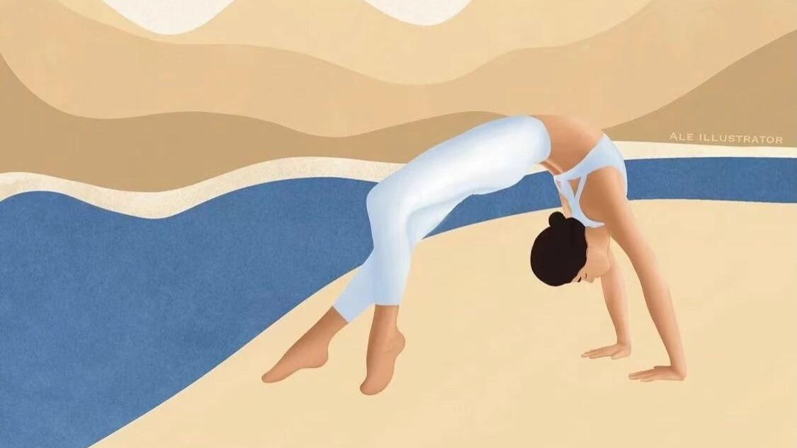 僵硬如我？看老师用瑜伽轮式解锁我的身体潜能！