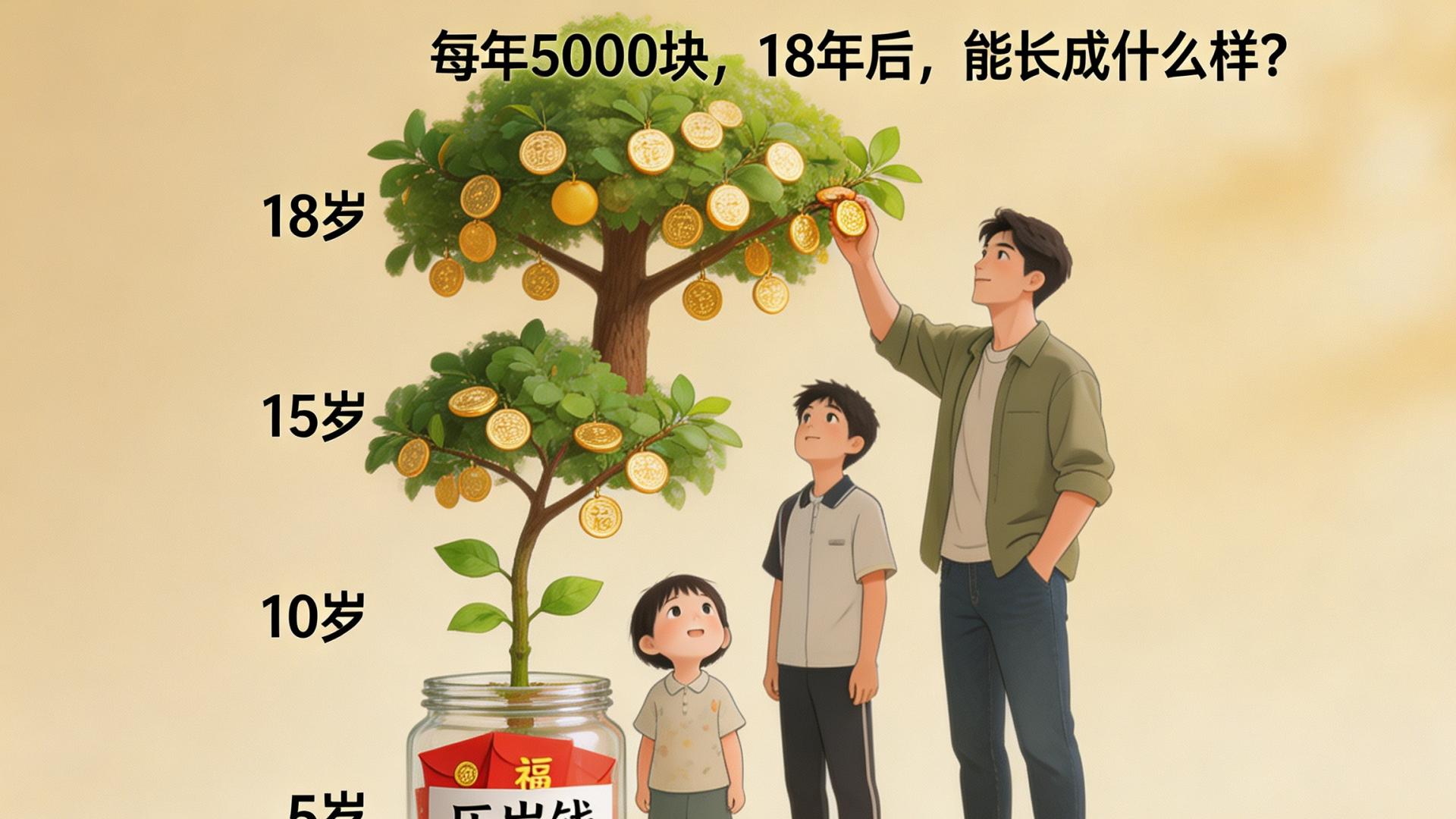 压岁钱千万别乱花！这样操作，18年后吓你一跳