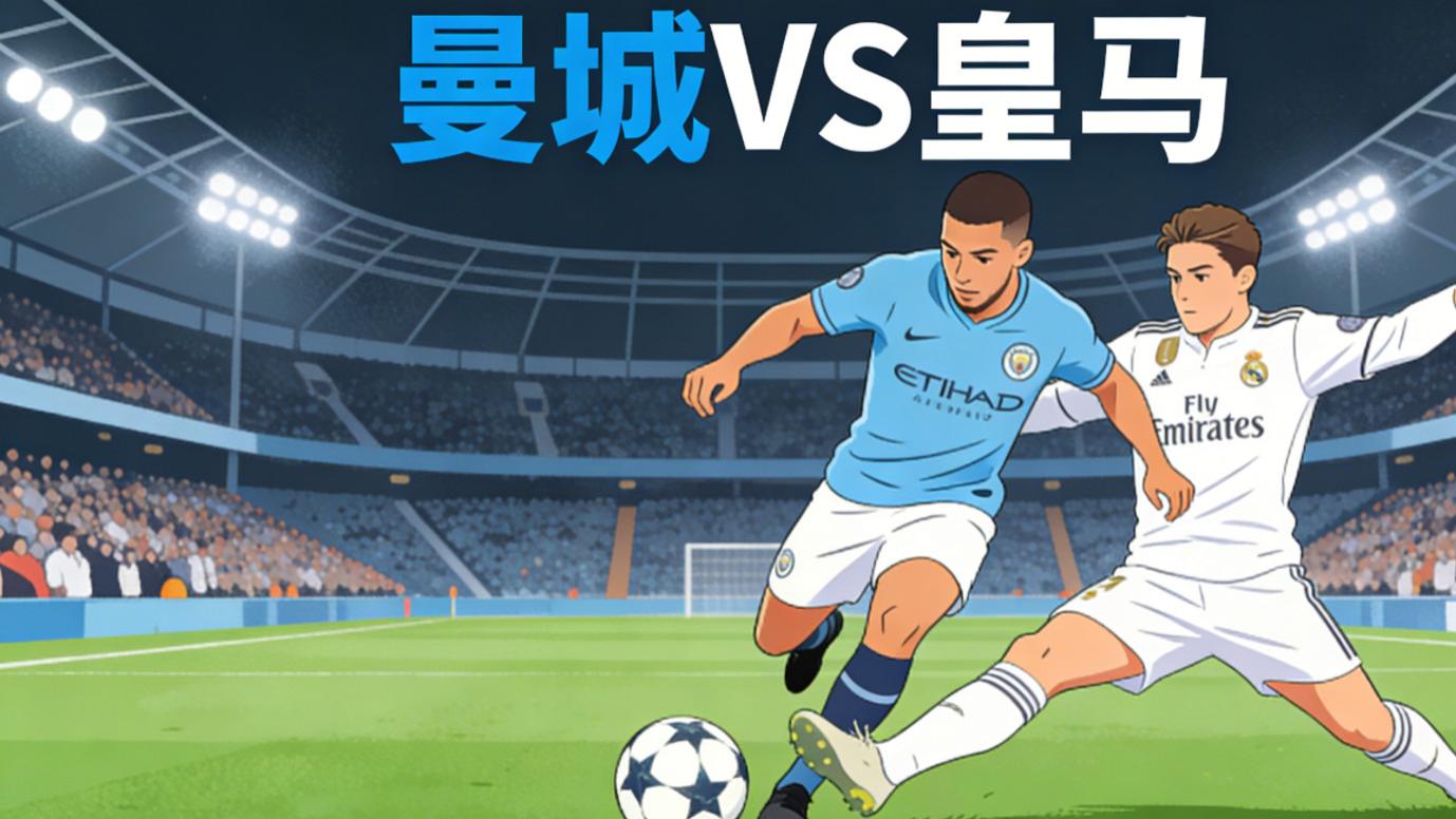 欧冠前瞻：曼城VS皇马|欧冠之王再出征，皇马客场能否全身而退！！