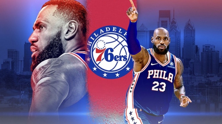 前NBA状元夸梅·布朗在谈到詹姆斯的时候表示，去费城76人队，确实能够让詹姆斯冲