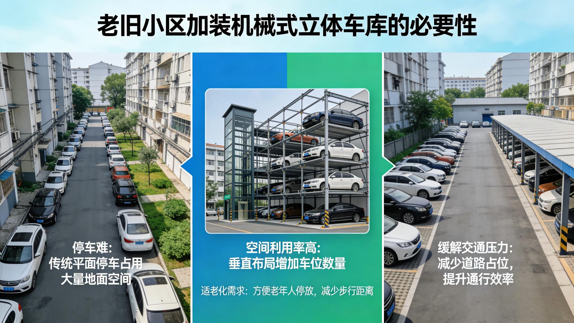 为什么老旧小区需要加装机械式立体车库？