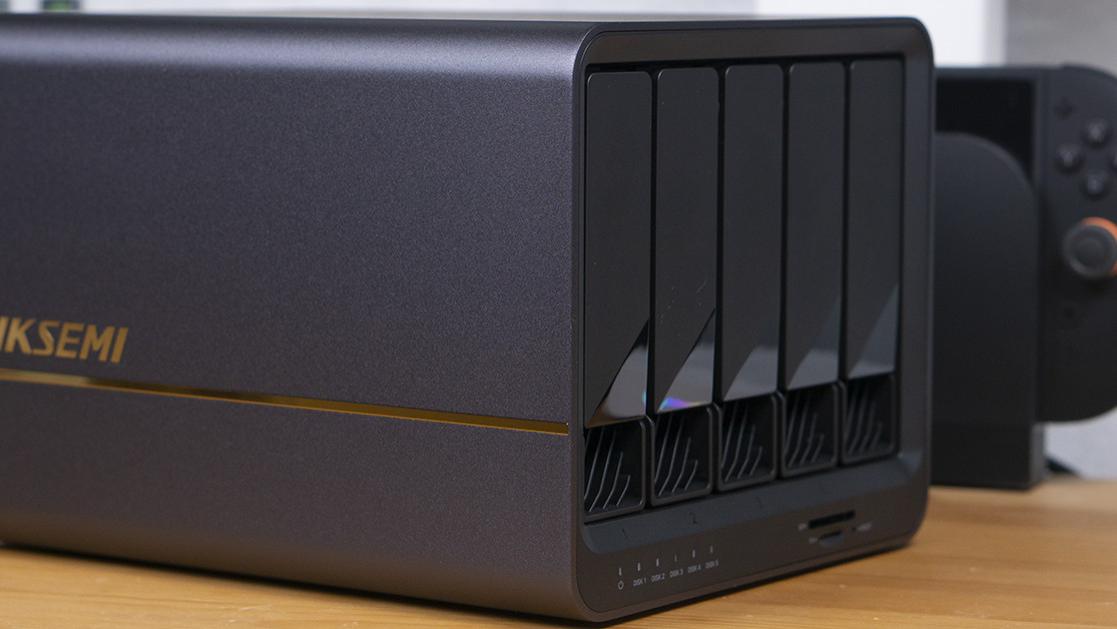 让数据存储牢不可破，AI全助力，海康存储全新五盘位NAS MAGE50X！