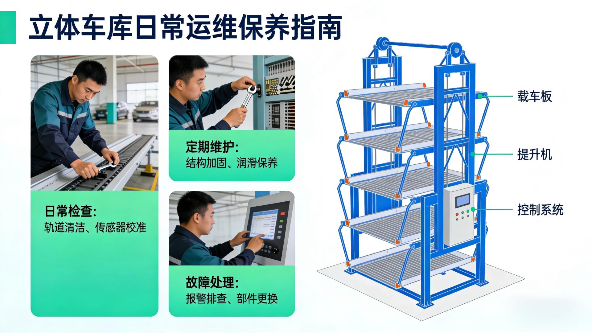 立体车库日常运维保养步骤有哪些？
