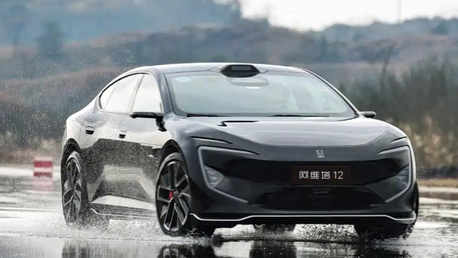 新款阿维塔12更多实车图曝光 起售价或超30万元