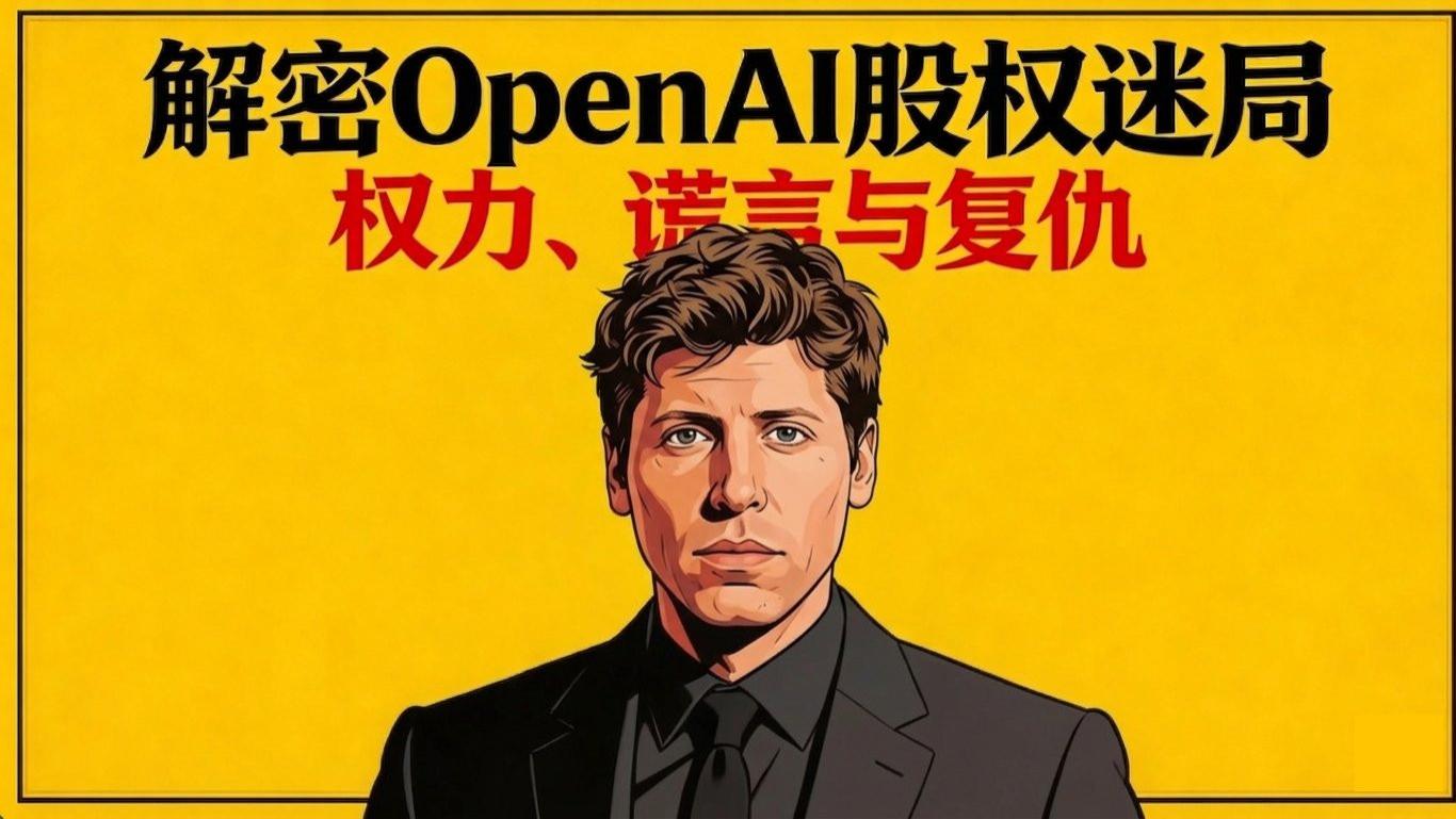 8000亿美元骗局？OpenAI股权迷局里的权力、谎言与复仇
