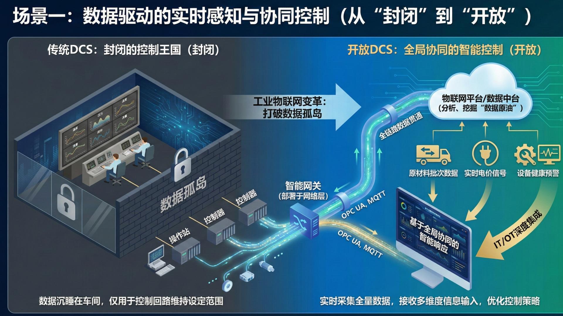 从自动化到智能化：DCS系统融入工业物联网的三大关键场景