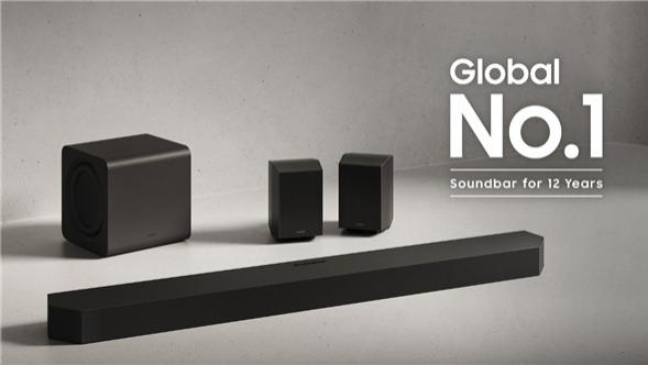 三星电子连续12年蝉联全球条形音响销量第一