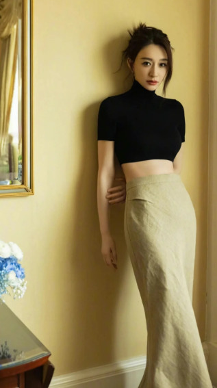 就喜欢这种成熟女人脸型的李小冉
