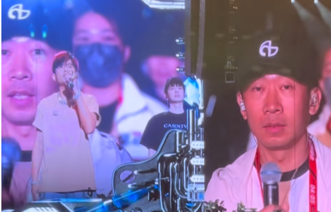 杨迪去参加周杰伦的演唱会
在现场互动环节，周杰伦问杨迪：“你平常有在听我的歌吗？