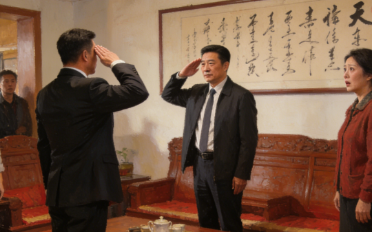 我转业后去见岳父，他竟是正厅级领导，看到我后立刻起立敬礼，还喊我首长，全家人都傻眼了…