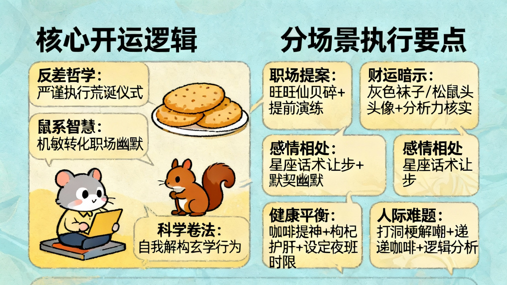 论玄开运系列：2026年1月属鼠摩羯男，科学卷法，鼠能生巧