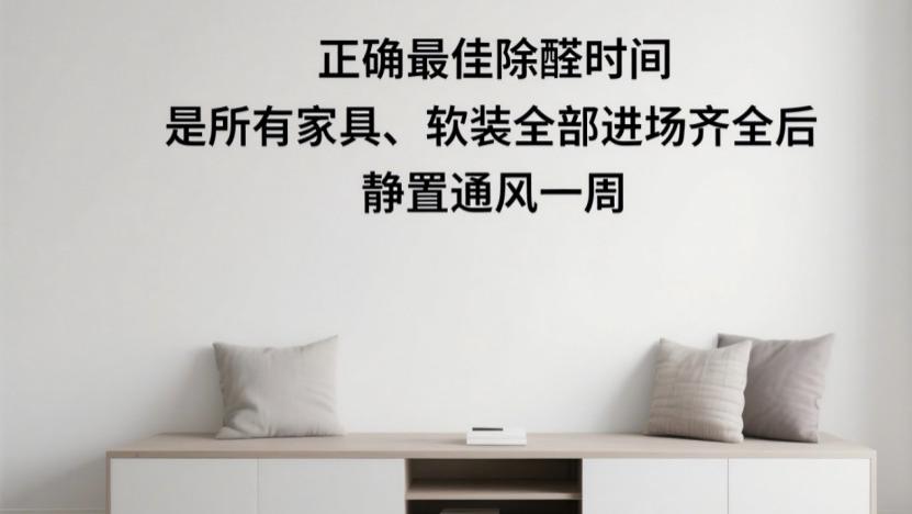 别再等夏天除甲醛！新房除醛最佳时间，很多人都搞错了