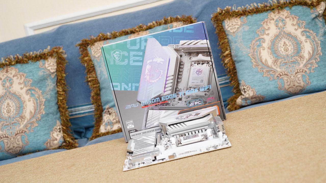 助力9850X3D飞，微星MPG B850M EDGE TI MAX WIFI刀锋钛体验分享