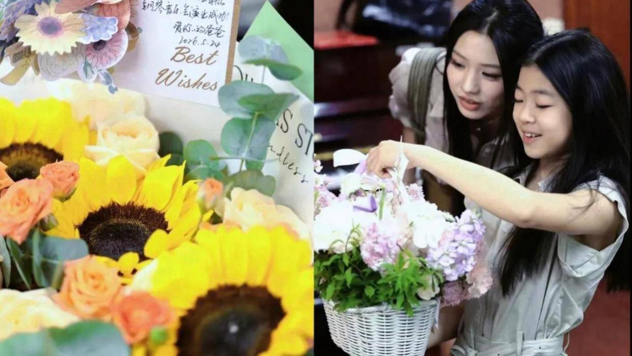 章子怡带儿子看醒醒演出，低调坐在观众席，拿手机给女儿拍视频记录！