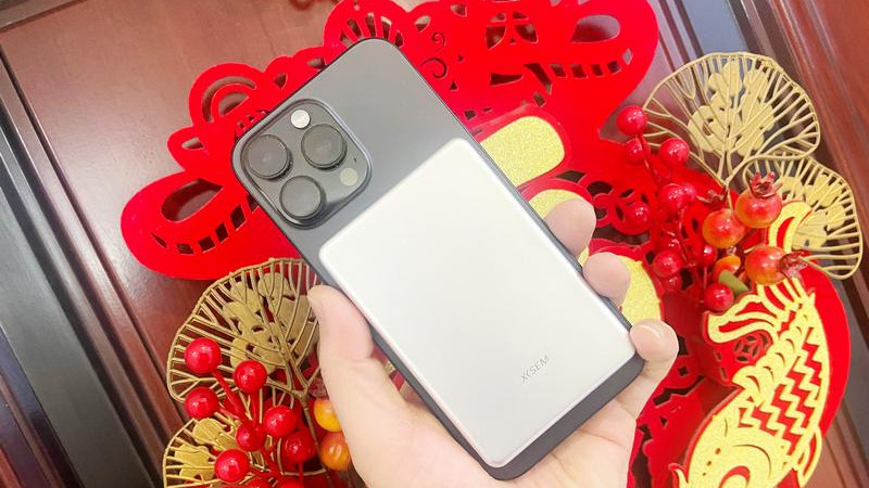 西圣PB-Air磁吸无线充移动电源—轻薄安全更好用