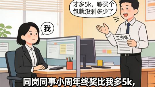 职场新人必看：同事晒年终奖比你多？3招守住体面不内耗