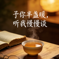 予你半盏暖听我慢慢谈