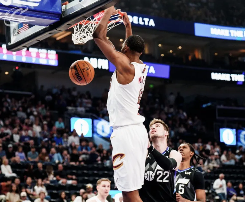 NBA常规赛骑士客场对阵爵士的比赛已经结束。全场战罢，骑士以122-113战胜爵