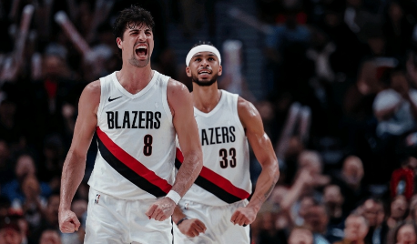 杨瀚森垃圾时间出战2分钟未获得任何数据！开拓者大胜快船升到西部第八。NBA常规赛