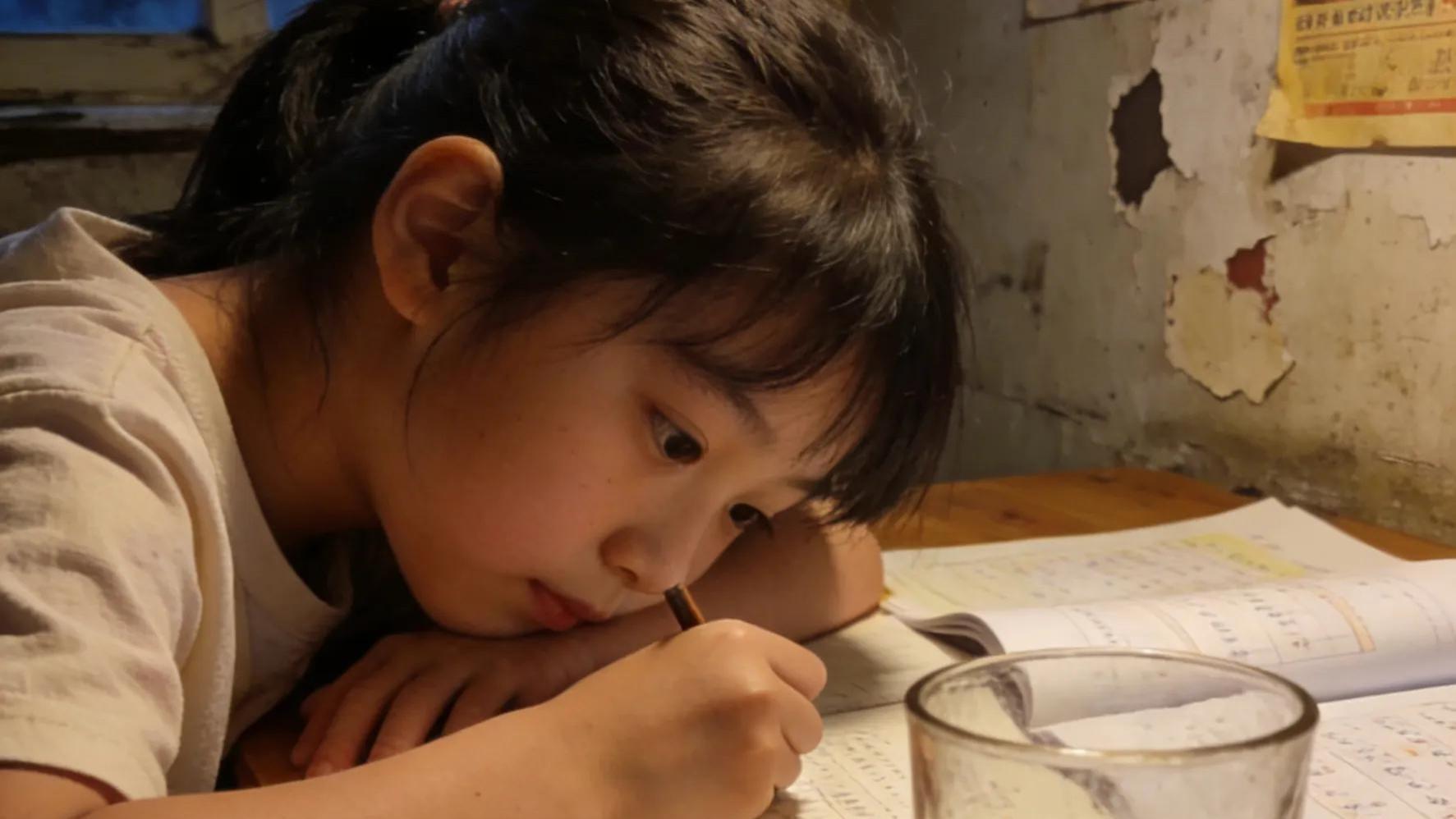 泪目：9岁女孩请假条看哭老师，背后的故事令人心里发酸