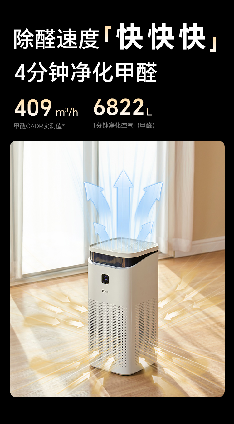 新颐空间大师 A5 实测｜1000 元档小户型除醛60㎡够用