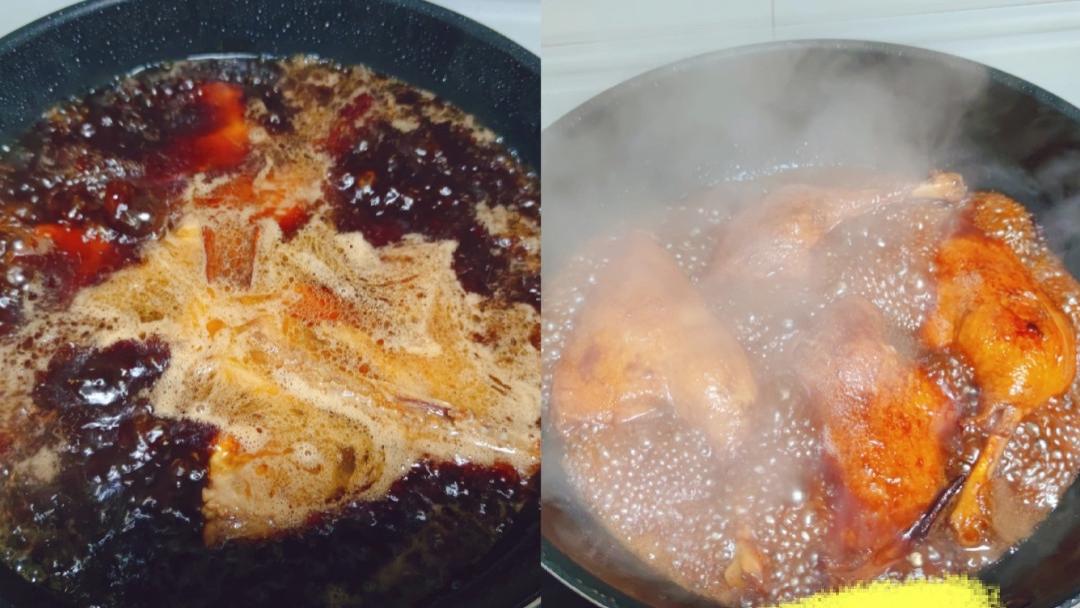 干饭人的至暗时刻与高光时刻：一锅红润油亮的秘制酱鸭腿