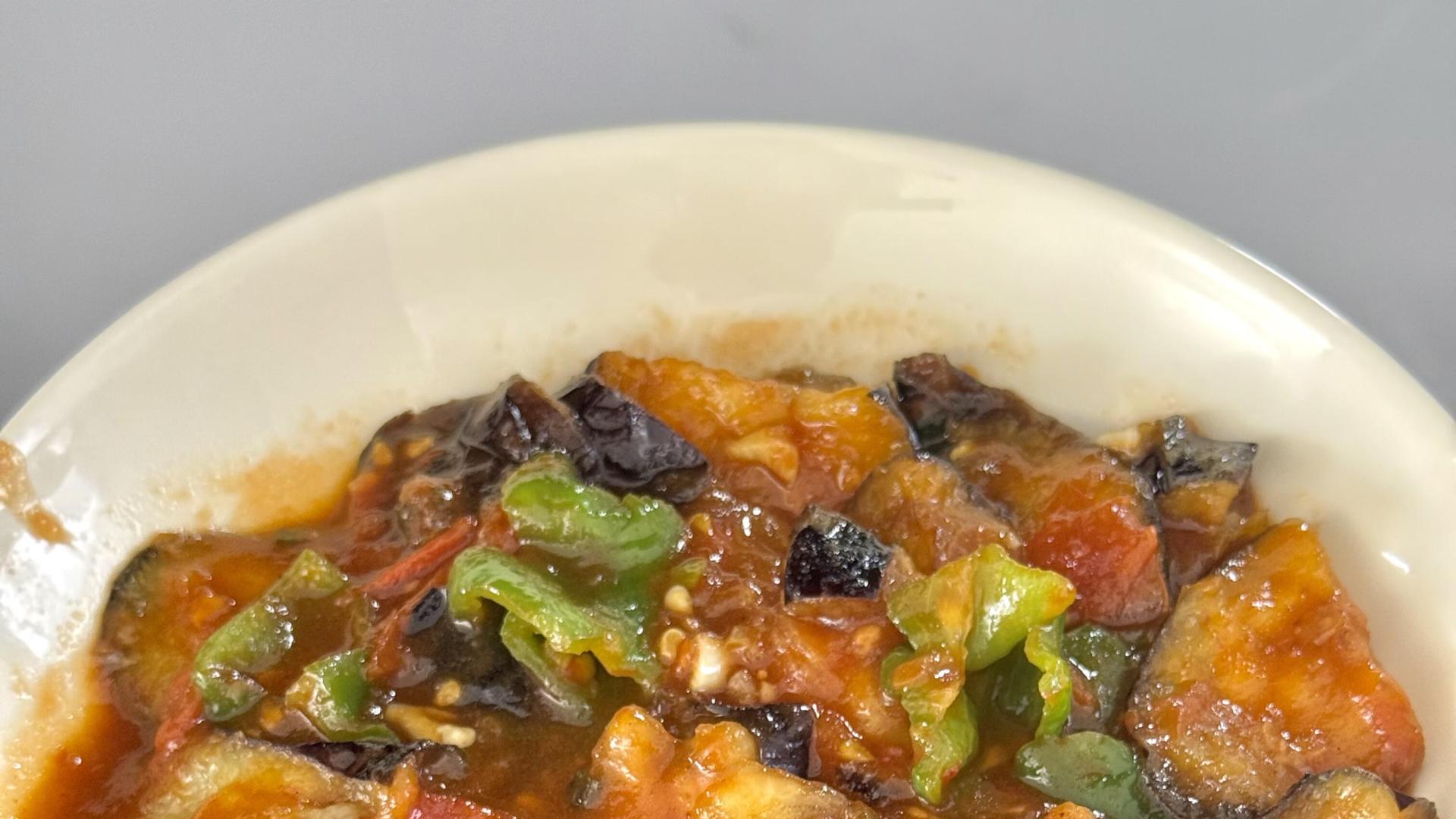 茄子辣椒西红柿，真的太下饭了