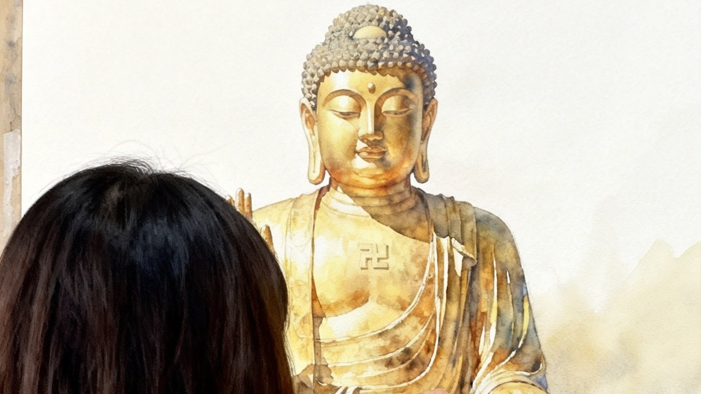 金佛垂光处，财寿两相长‌