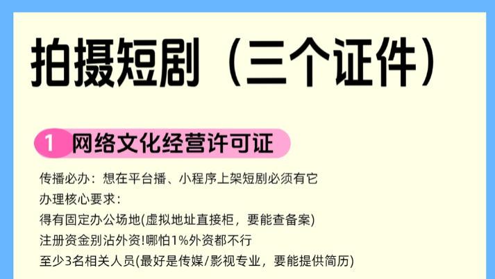 是谁还在无证拍剧啊？短剧三件