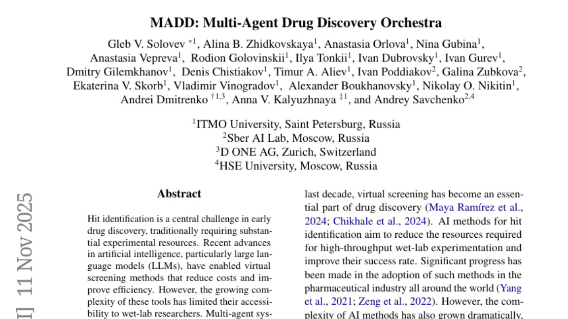 ITMO大学震撼推出AI药物设计"管弦乐团"