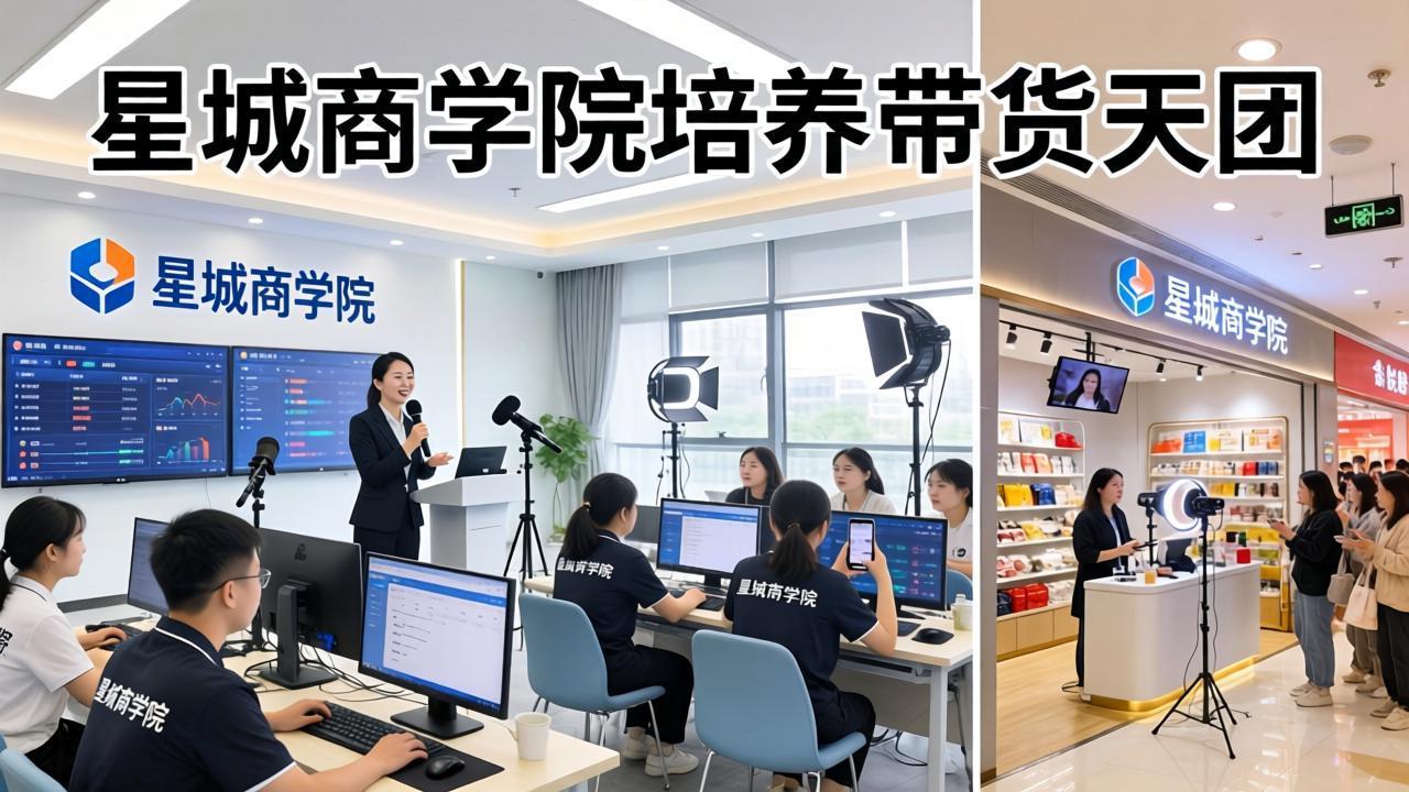 从“小白”到“顶流”：在星城商学院如何批量制造商户自有的带货天团