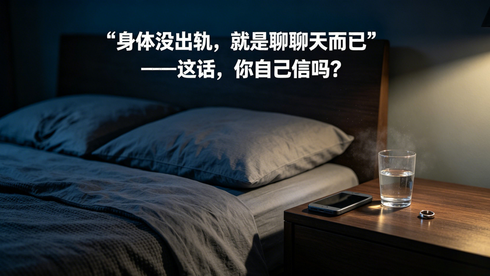 “身体没出轨，就是聊聊天而已”——这话，你自己信吗？