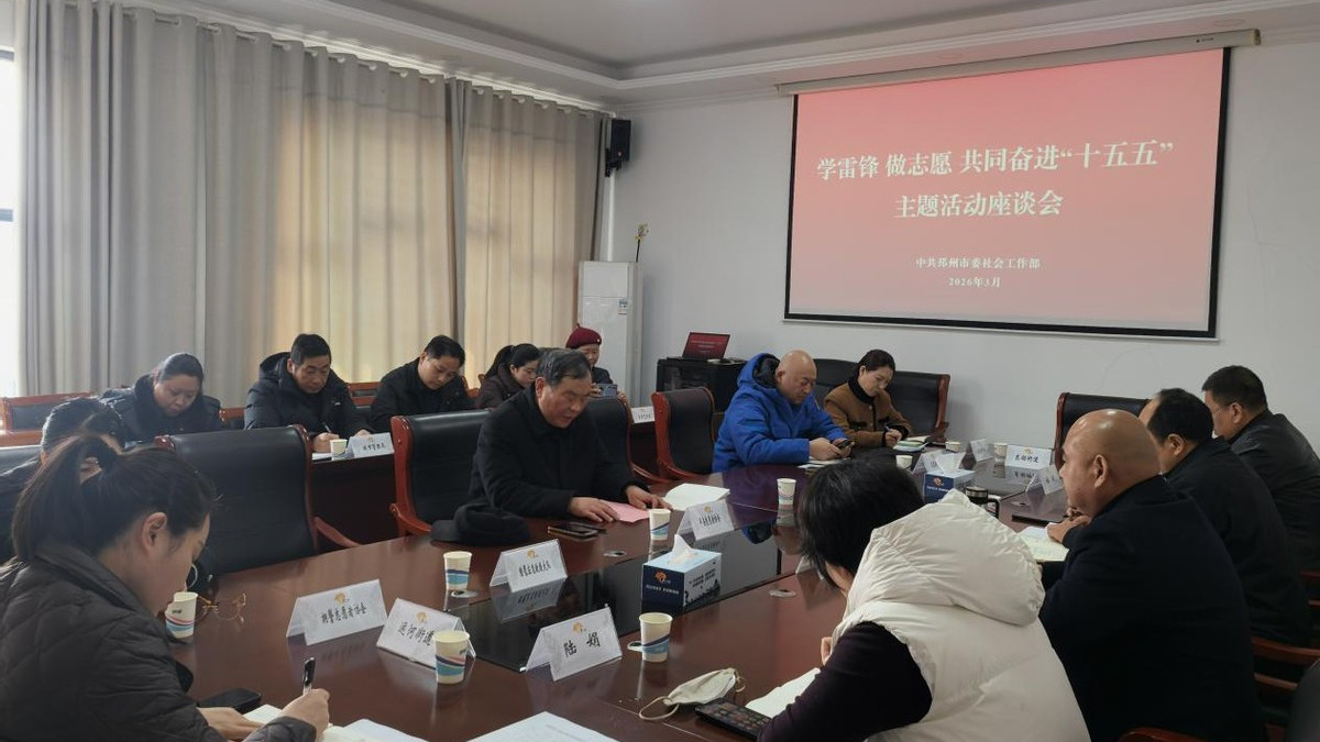 邳州市召开“学雷锋、做志愿，共同奋进十五五”主题活动座谈会