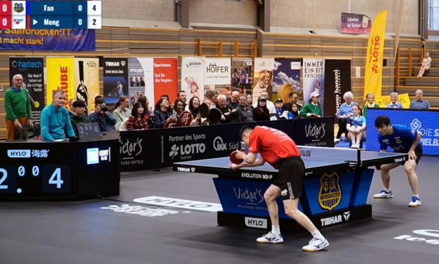 樊振东3比0孟庆宇，定了闹钟看比赛，困意未消，比赛结束了！ ​