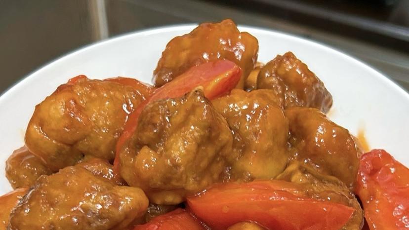 酸甜开胃，外酥里嫩的番茄排骨，做法超简单