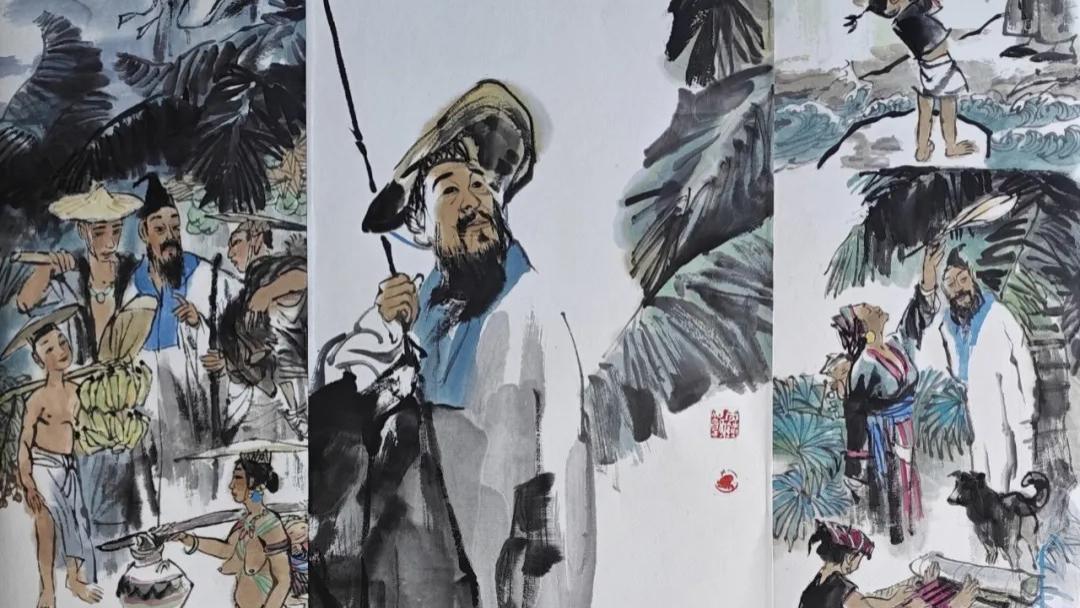 九死南荒吾不恨，兹游奇绝冠平生——李锛绘《东坡谪居琼岛组图》