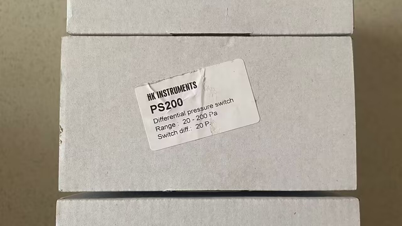 原装芬兰 HK-Instruments PS200 微压差开关，洁净室与商用空调标配风压报警器