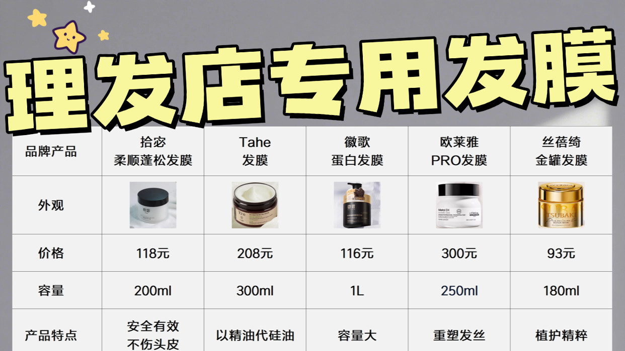 护发发膜都有什么牌子可以挑选？理发店专用发膜！终极评测分享