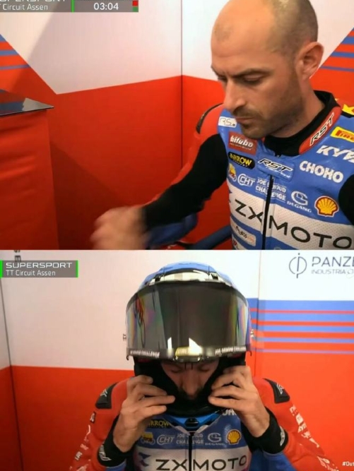  WSBK荷兰站SSP组练习赛开始了，德比斯拿到冠军后的赛场首秀正式开启。镜头一