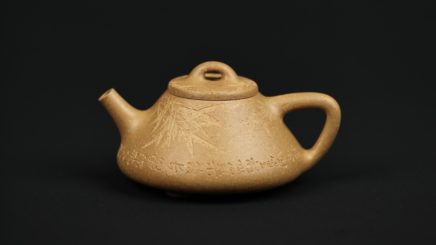 子冶石瓢｜黄金段｜180cc｜全手 钱祥强作品