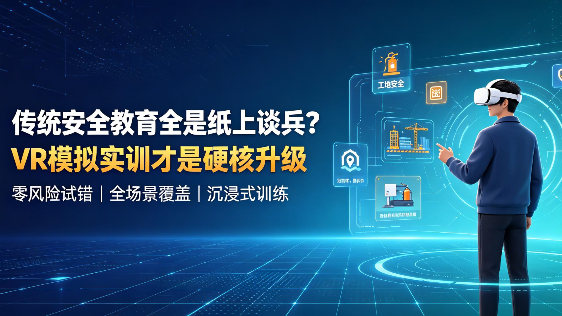 为什么现在企业、学校、工地都在用VR模拟实训？传统实操教学的弊端已经暴露